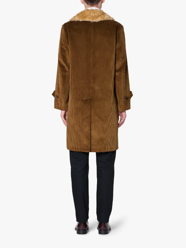 PERTH Tan Corduroy Coat | GM-1018F