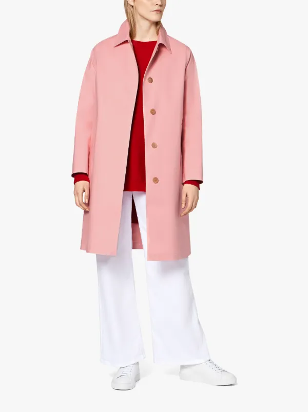 Pink Bonded Cotton Coat LR-020