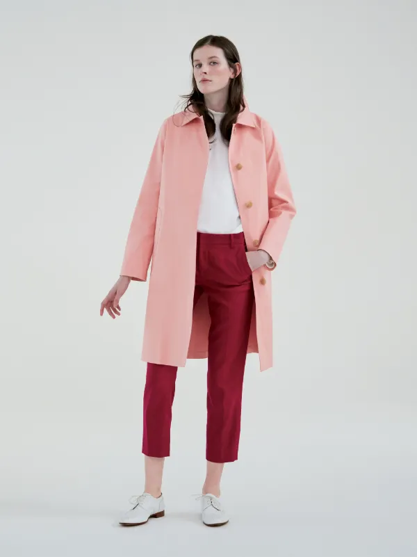 Pink Bonded Cotton Coat LR-020