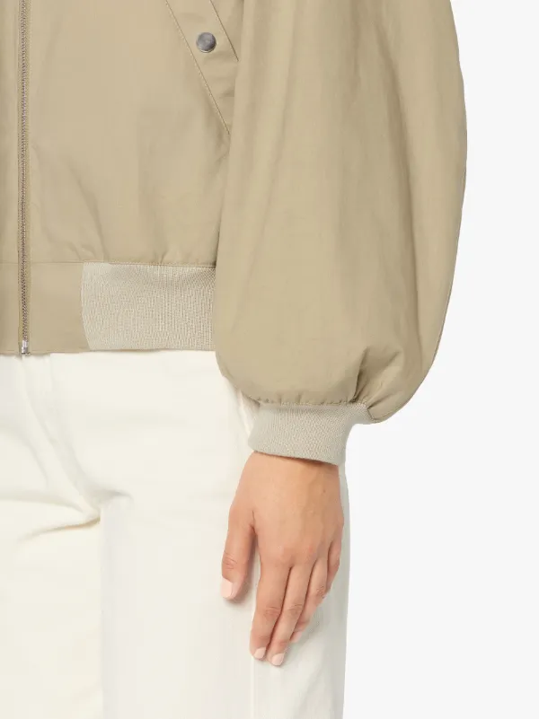 POLLA Beige Bomber Jacket | LM-1071B