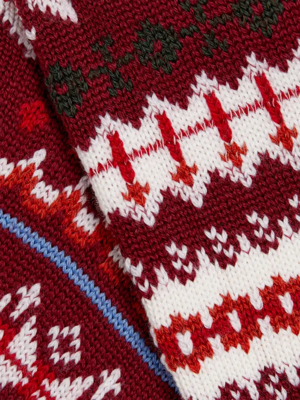 Port Wool Fair Isle Socks