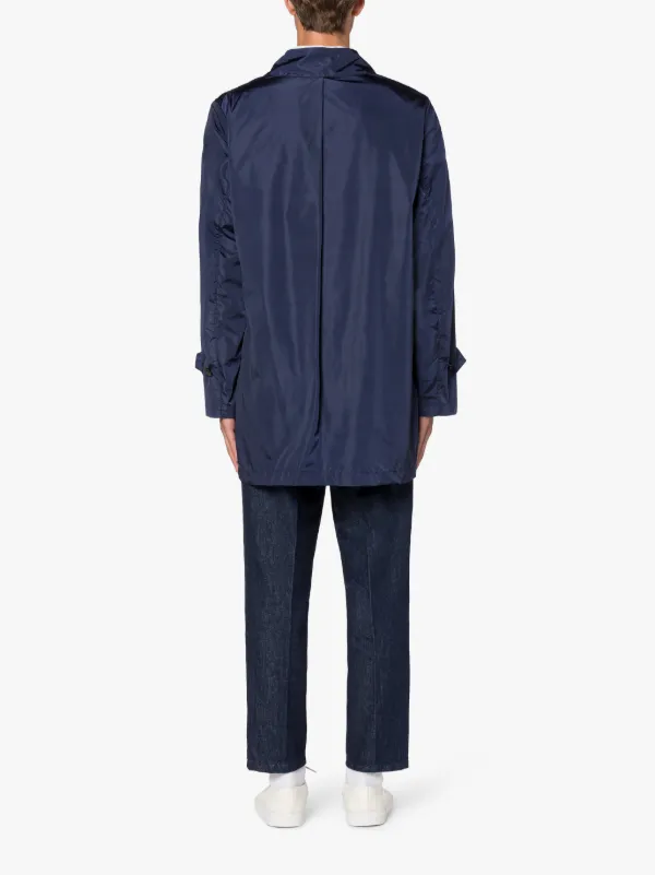 RAIN X SHINE TORRENTIAL Navy A Line Packable Raincoat