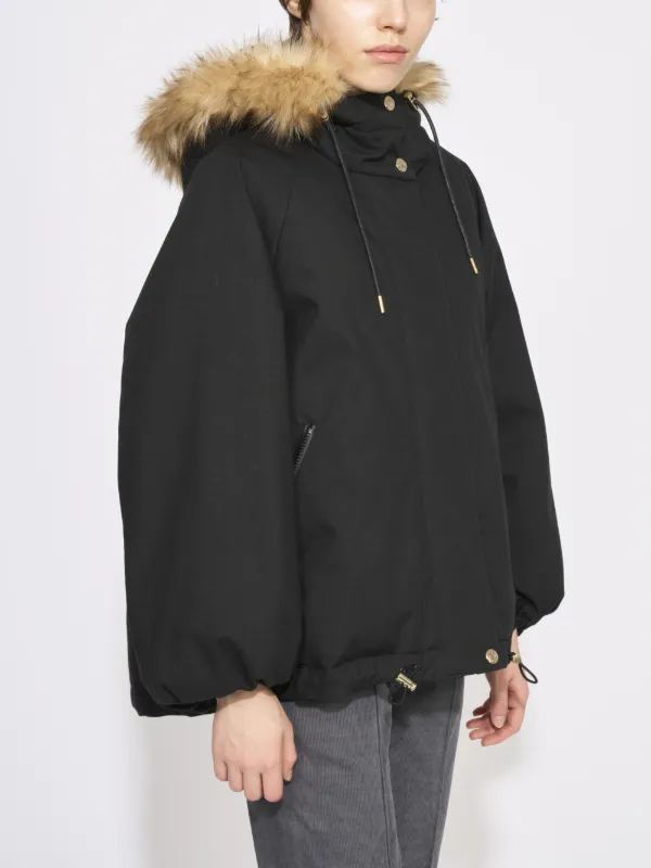 RAINTEC SKYE PARKA DOWN SHORT BLACK | RAINTEC SKYE PARKA DOWN 