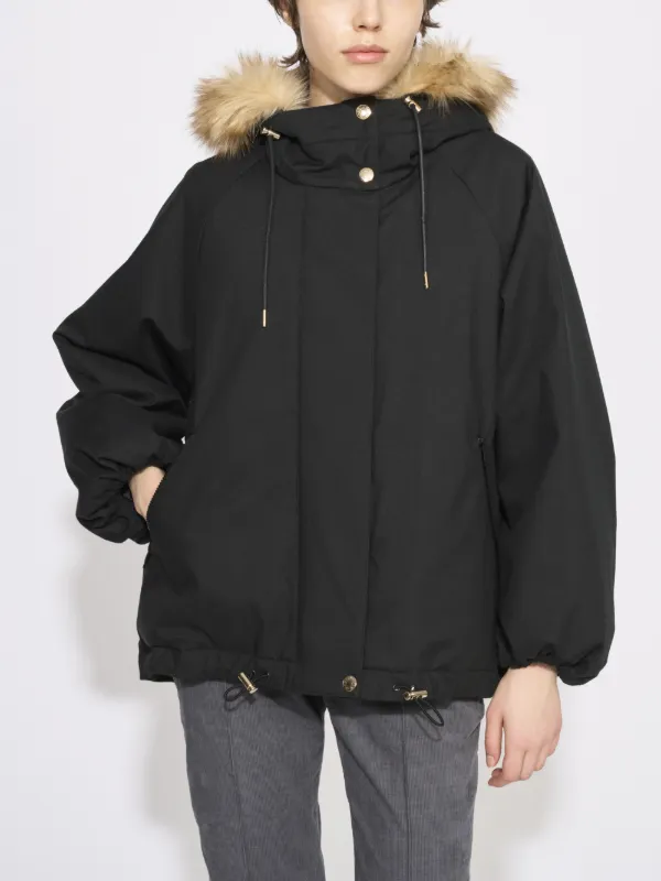 RAINTEC SKYE PARKA DOWN SHORT BLACK | RAINTEC SKYE PARKA DOWN ...