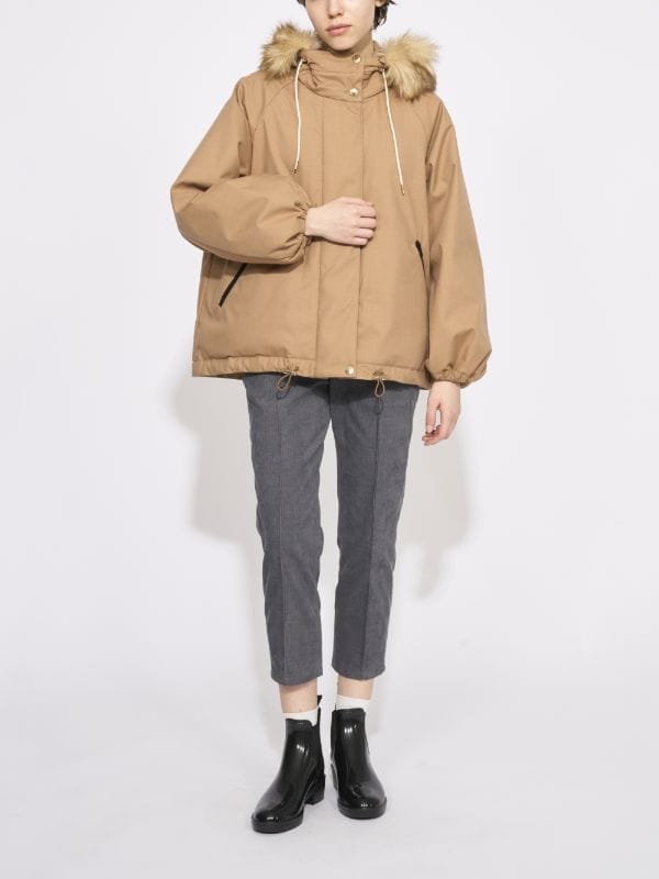 RAINTEC SKYE PARKA DOWN SHORT MILK TEA | RAINTEC SKYE PARKA DOWN 