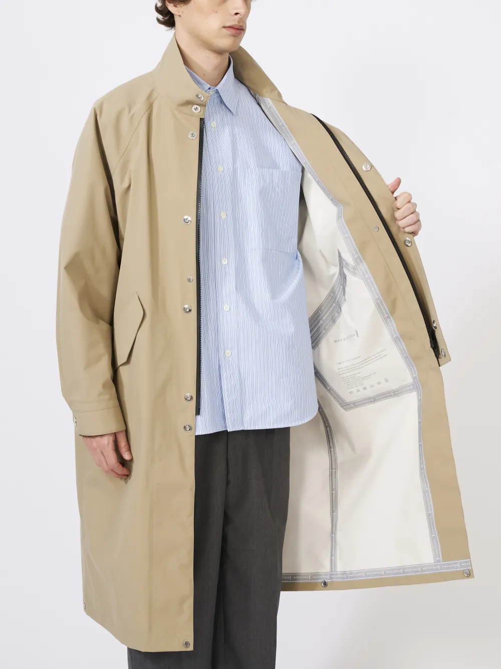 RAINTEC SKYE STAND COLLAR COAT G | MACKINTOSH RAINTEC SKYE STAND COLLAR COAT G | MACKINTOSH