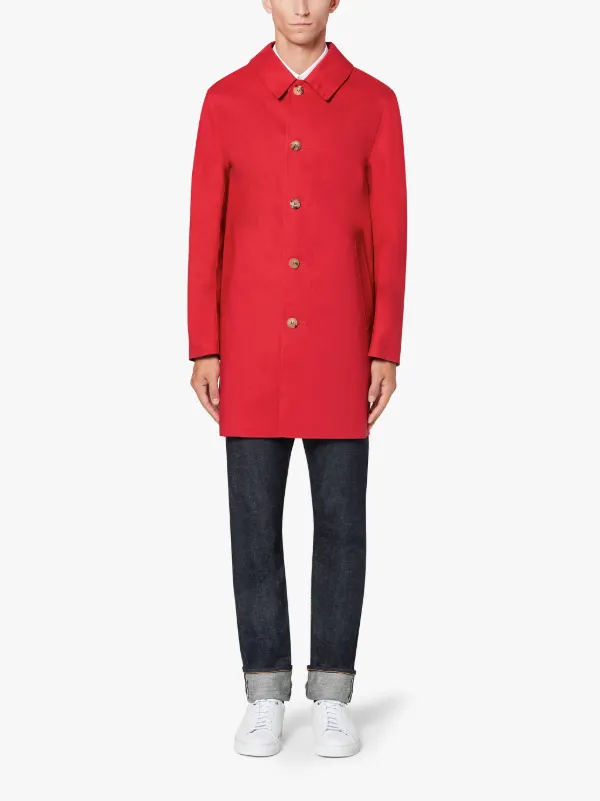 Red Bonded Cotton Short Coat | GR-002/BT