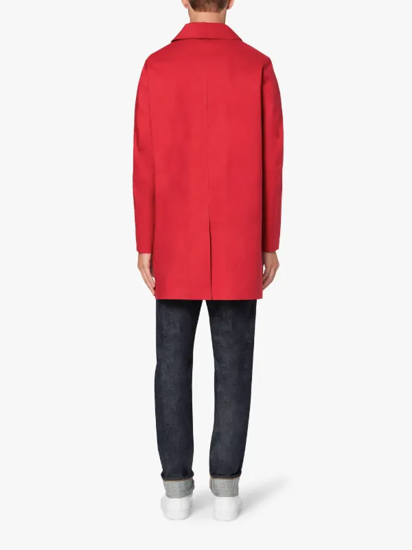 Red Bonded Cotton Short Coat | GR-002/BT