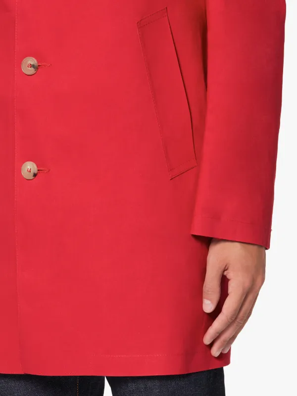 Red Bonded Cotton Short Coat | GR-002/BT