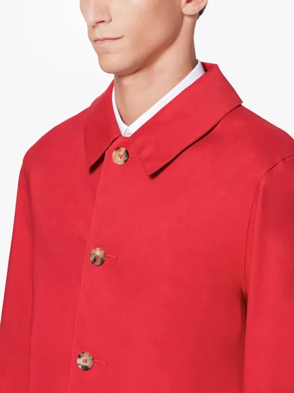 Red Bonded Cotton Short Coat | GR-002/BT