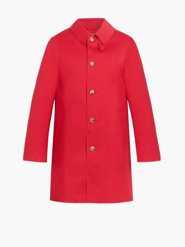 Red Bonded Cotton Short Coat | GR-002/BT