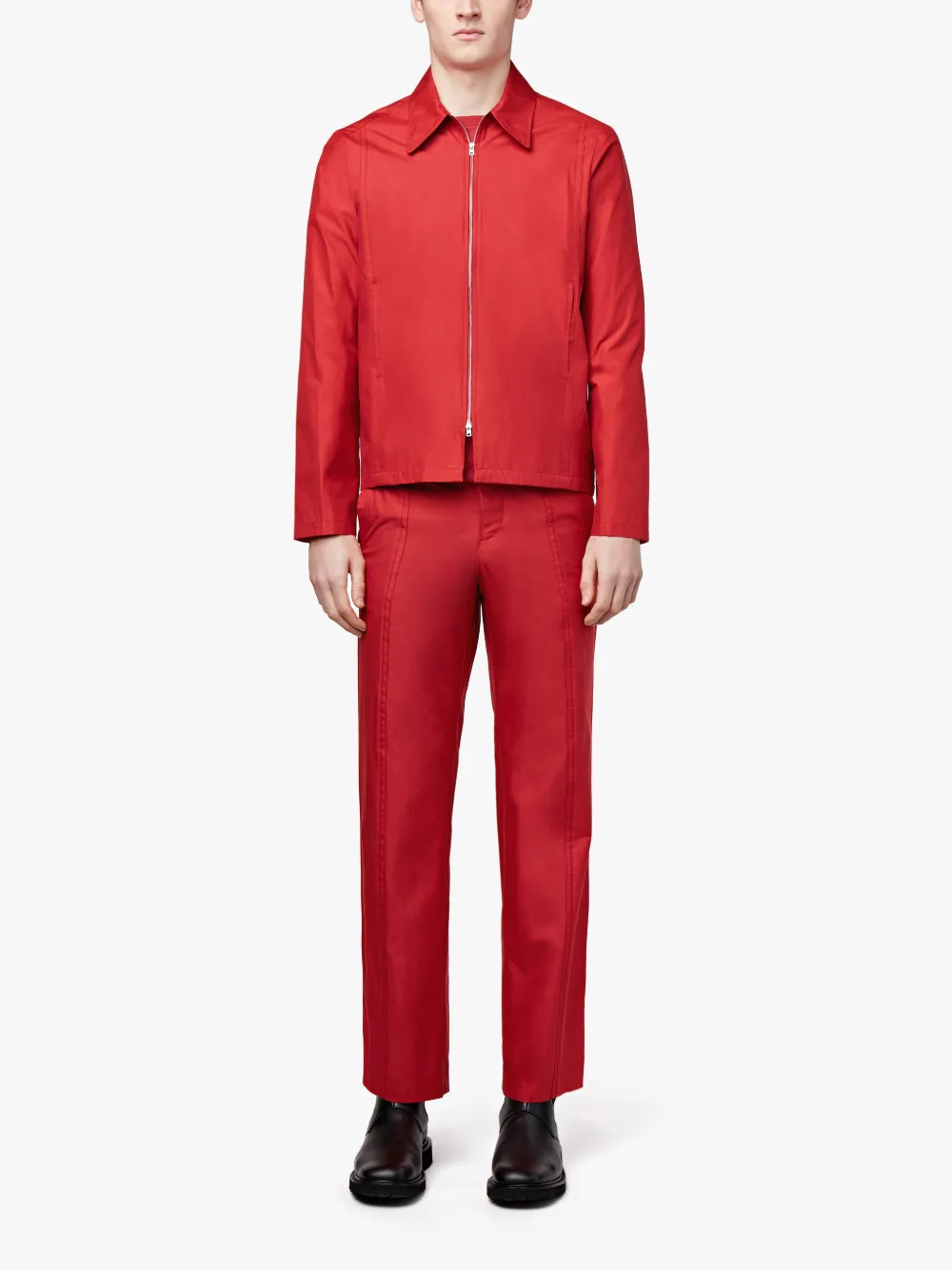 Mackintosh/Kiko Kostadinov 001 Black Leather Bands Pants