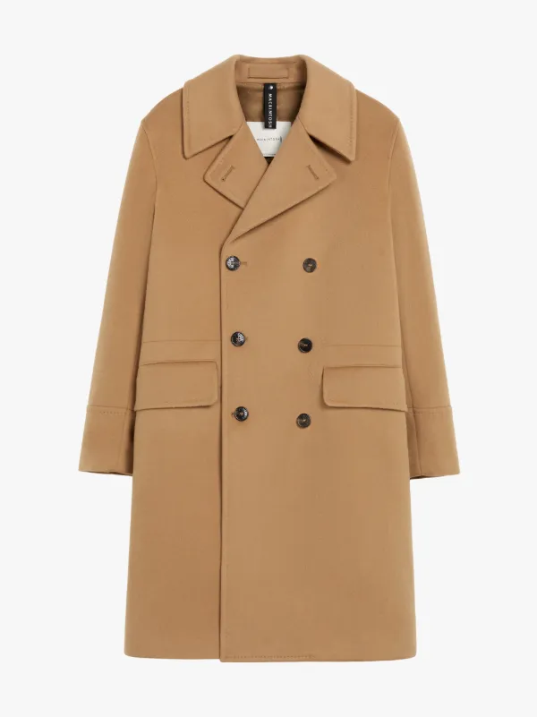 REDFORD Beige Wool & Cashmere Double Breasted Coat | GM-1101