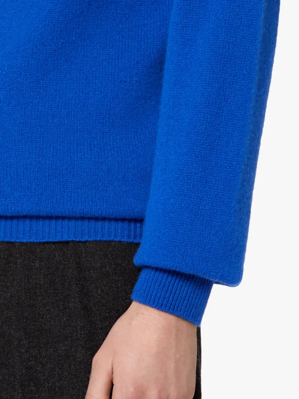 ribbed turtleneck jumper