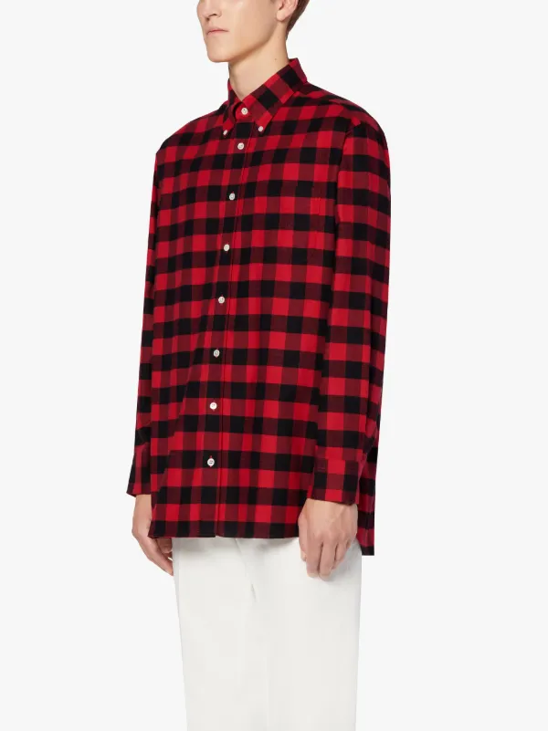 ROMA Red & Black Button Down Shirt | GSC-105