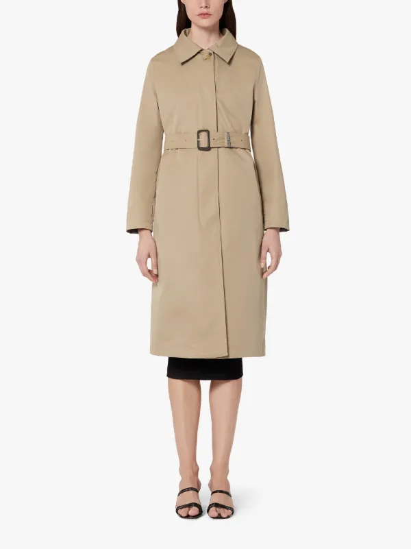 ROSLIN Honey Cotton & Wool Reversible Trench Coat | LM-061R