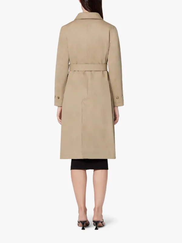 ROSLIN Honey Cotton & Wool Reversible Trench Coat | LM-061R