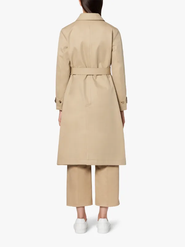 ROSLIN Honey Cotton & Wool Reversible Trench Coat | LM-061R