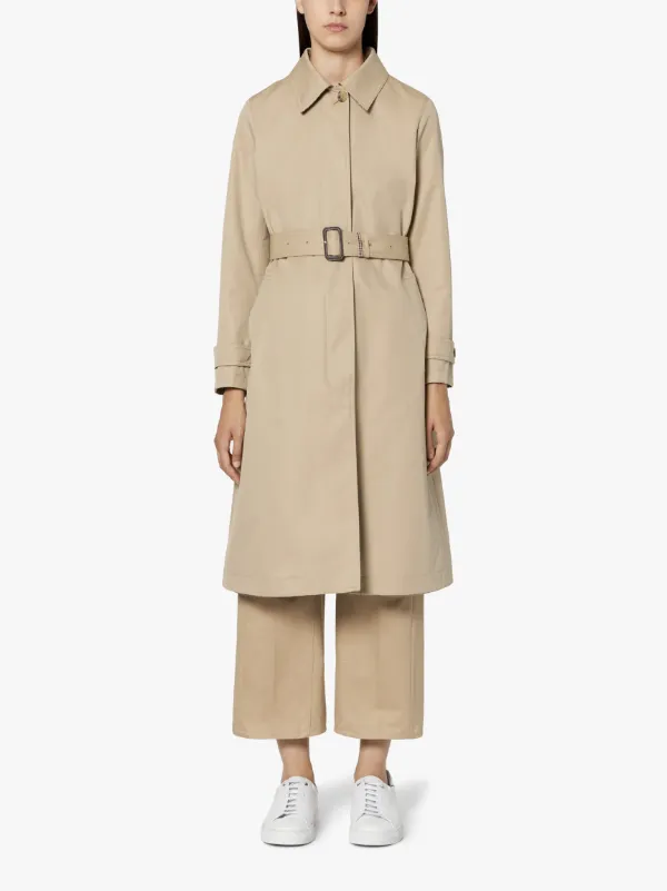 ROSLIN Honey Cotton & Wool Reversible Trench Coat | LM-061R