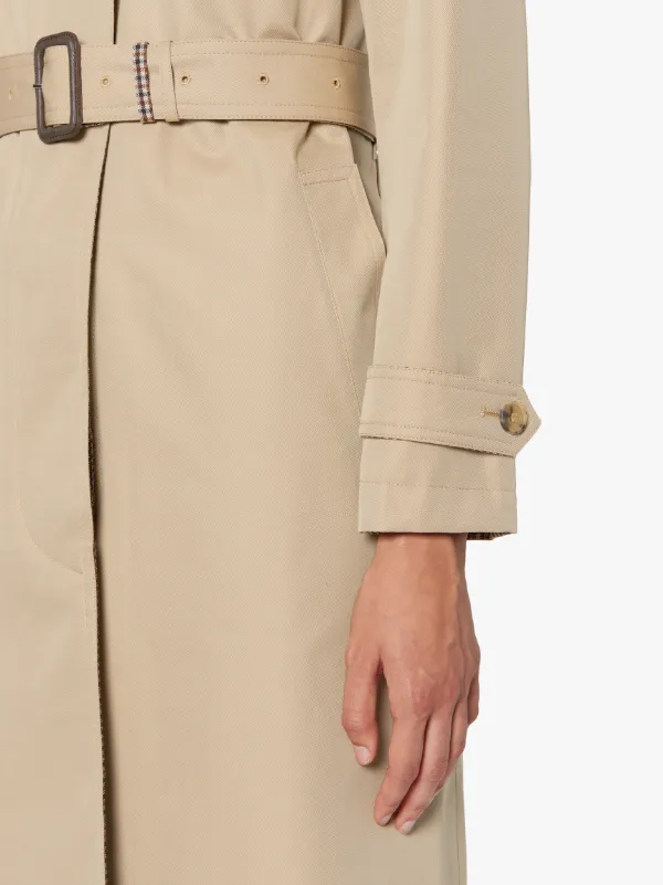ROSLIN Honey Cotton & Wool Reversible Trench Coat | LM-061R