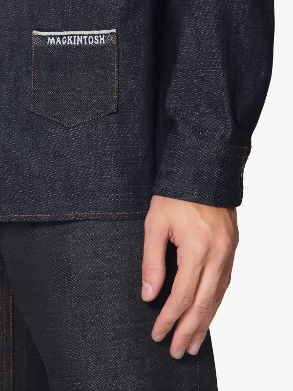 SAVAL Indigo Denim Shirt | D-MS005