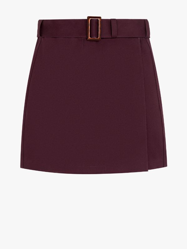 Burgundy shop tennis skirt