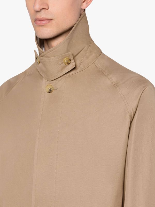 SELWYN Sand Gabardine Cotton Coat | GMC-113