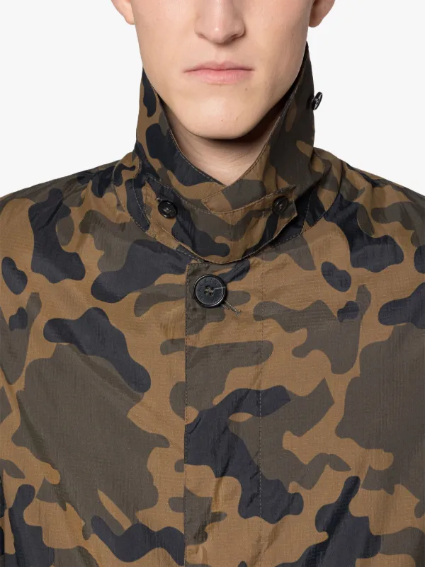 SHOWER Camo Packable Nylon Coat