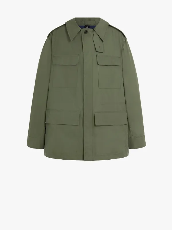 SKITE Green Cotton Field Jacket | GMM-203