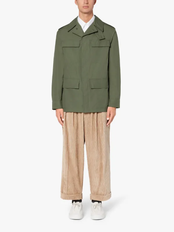 SKITE Green Cotton Field Jacket | GMM-203 | Mackintosh