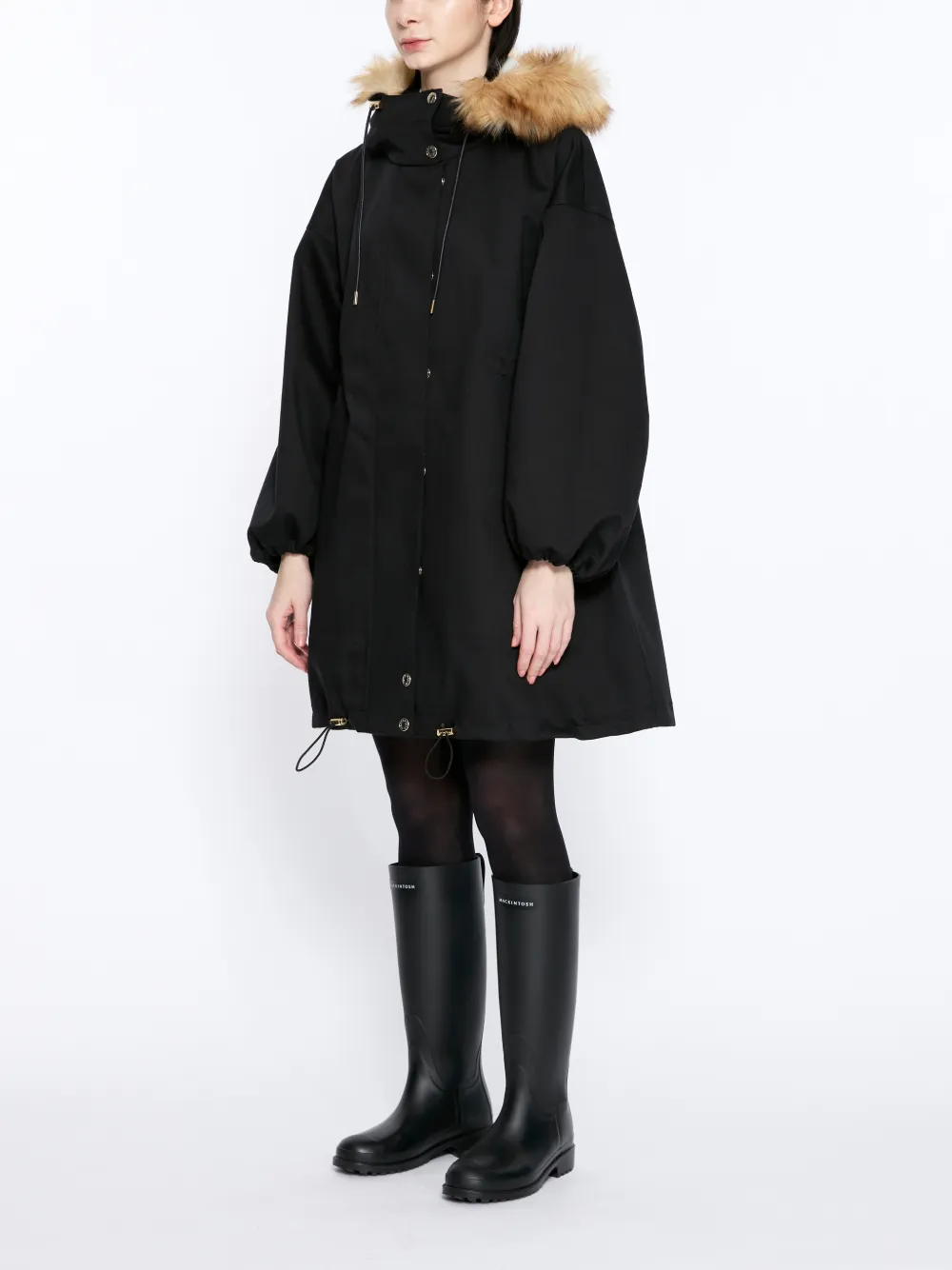 SKYE PARKA MILITARY PARKA BLACK | LMH-1021 | Mackintosh