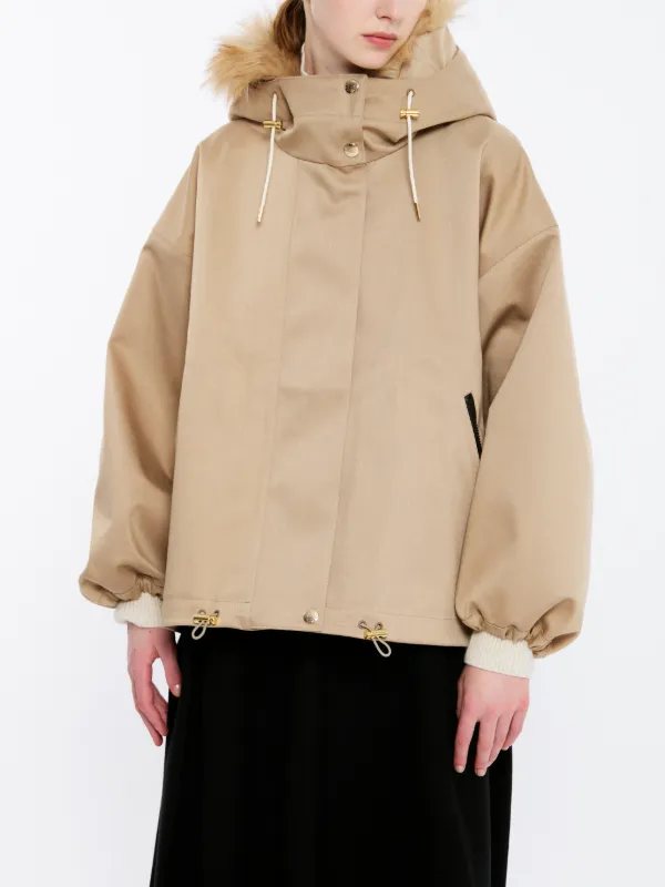 SKYE PARKA SHORT MILITARY PARKA SHORT BEIGE | LMH-1025 | MACKINTOSH