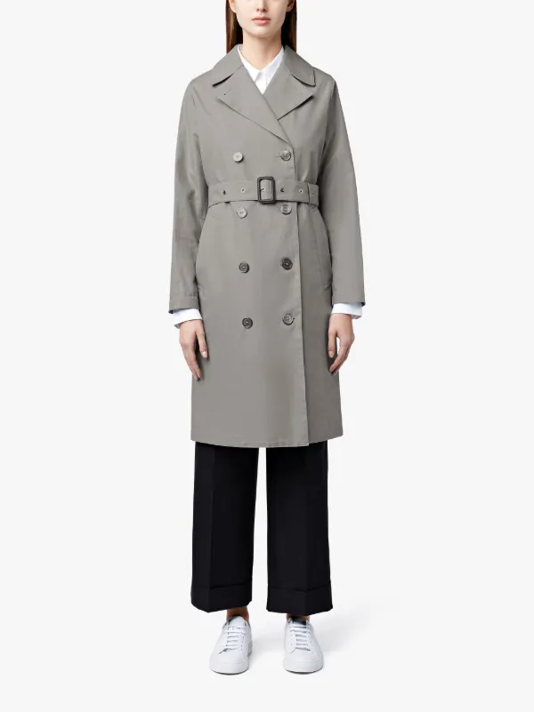 Slate Linen Storm System Trench Coat