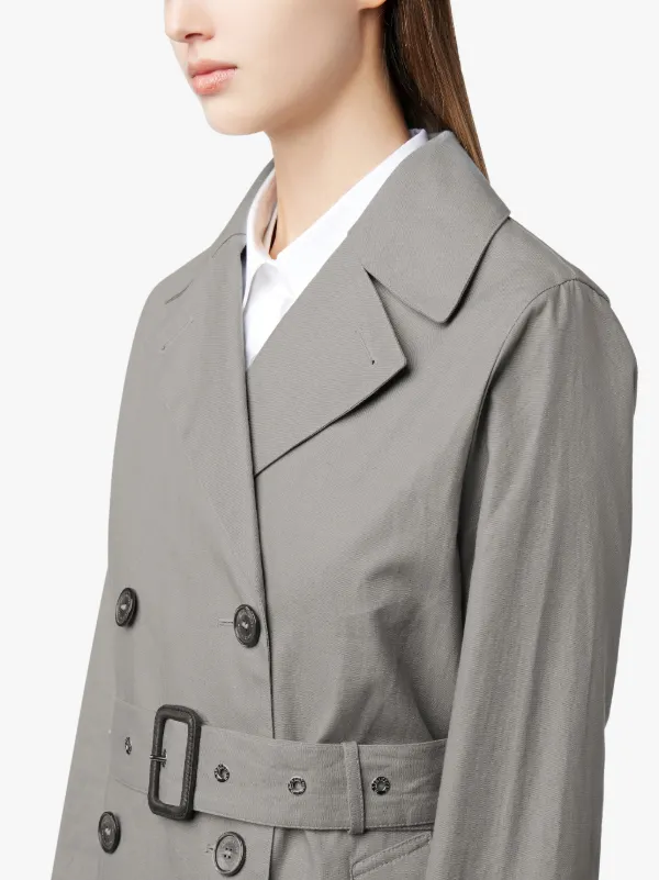 Slate Linen Storm System Trench Coat