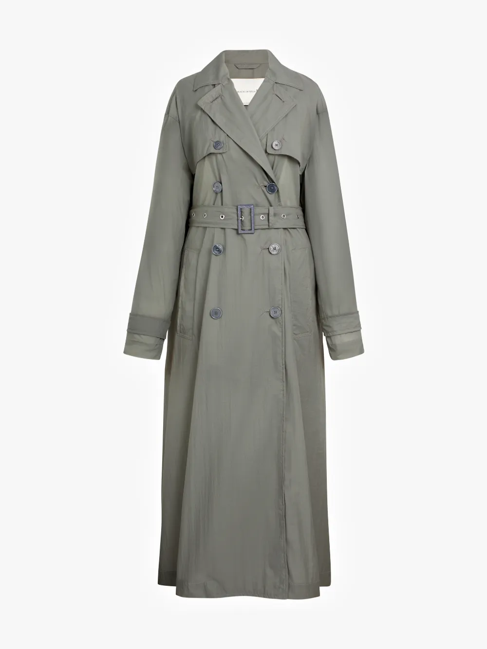 Slate Nylon Oversized Trench Coat LM-099B | Mackintosh