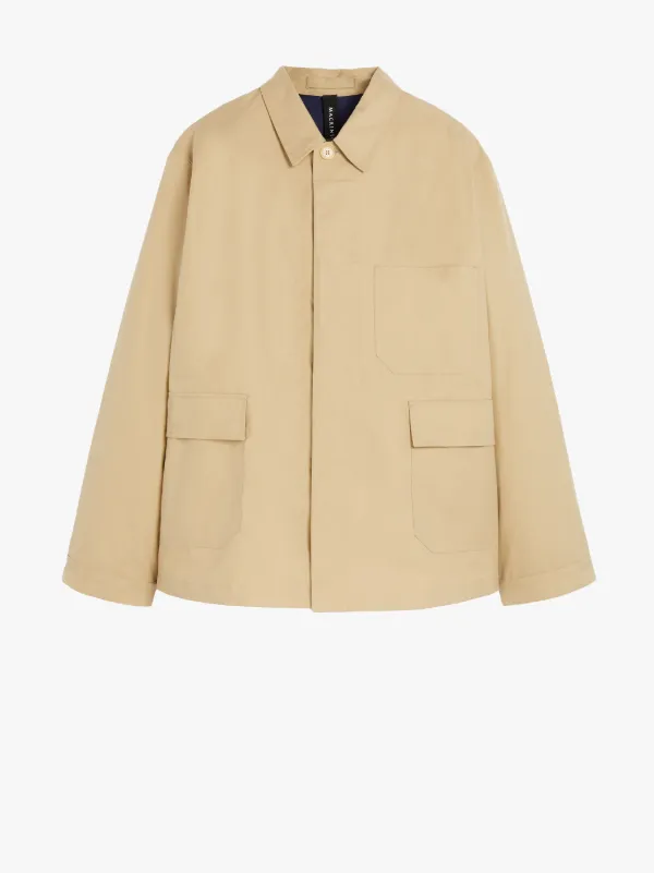SPRING Beige Cotton Chore Jacket | GMM-222