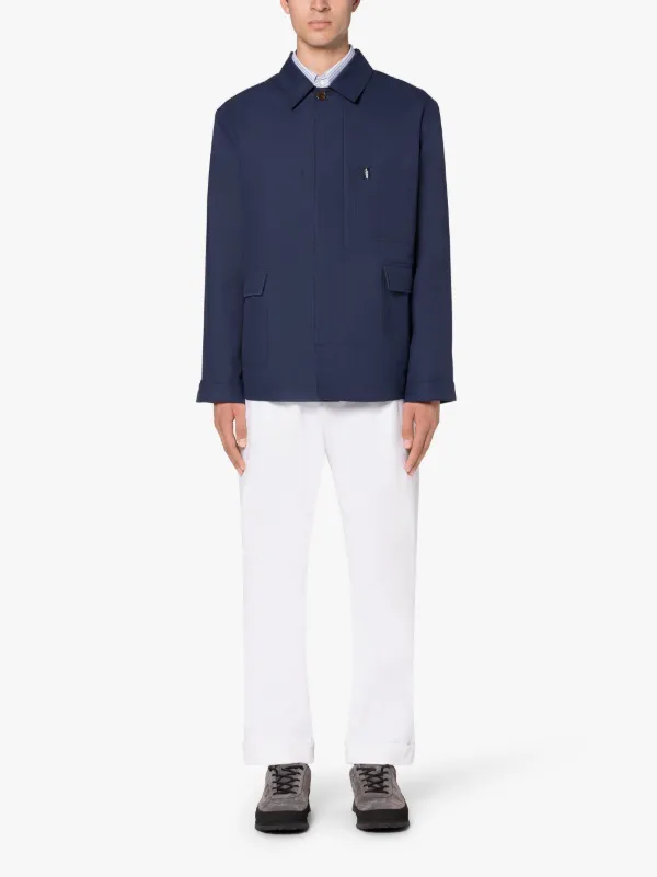 SPRING Navy Cotton Chore Jacket | GMM-222