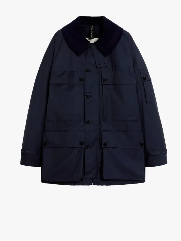 SPRING STREET Navy Cotton Blend Jacket | GMM-221