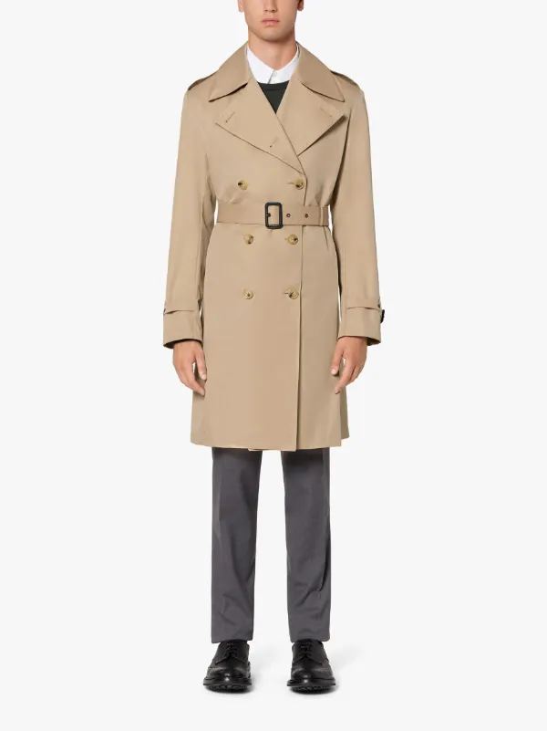 ST ANDREWS Honey Gabardine Cotton Trench Coat | GMC-101