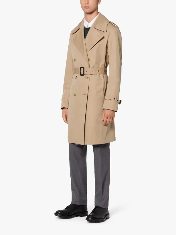 ST ANDREWS Honey Gabardine Cotton Trench Coat | GMC-101