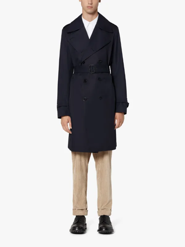 ST ANDREWS Ink Gabardine Cotton Trench Coat | GMC-101