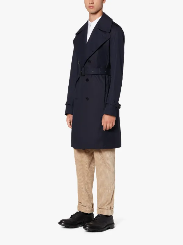 ST ANDREWS Ink Gabardine Cotton Trench Coat | GMC-101