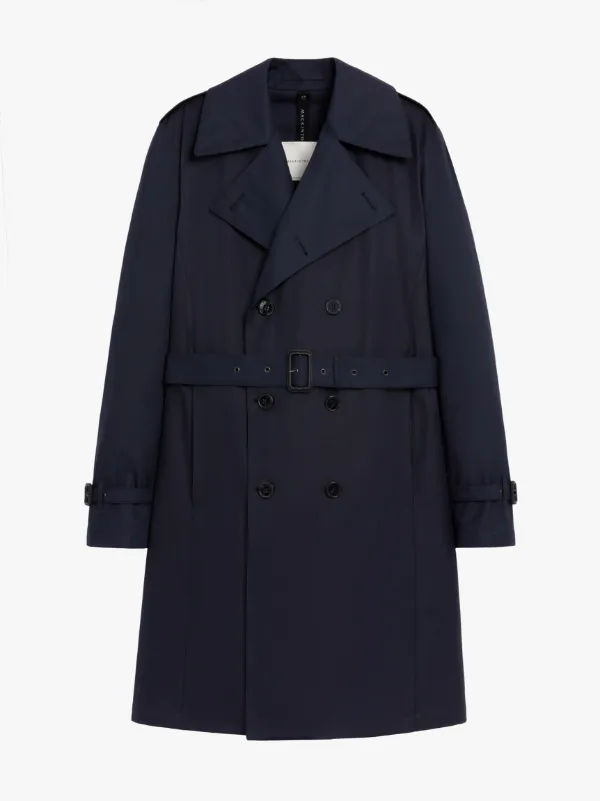 ST ANDREWS Ink Gabardine Cotton Trench Coat GMC 101 Mackintosh