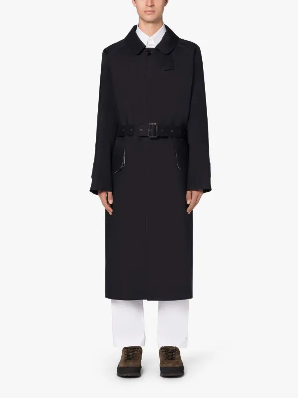 ST HONORE Black Bonded Cotton Coat