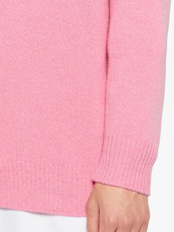 STOCKHOLM Pink Merino Wool & Cashmere Cardigan | GKF-300