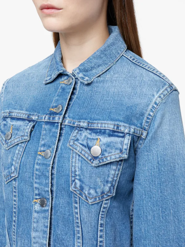 Stonewash denim hot sale jacket womens