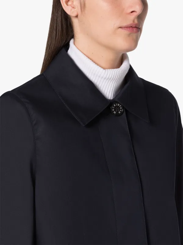 TARTAN BANTON Navy RAINTEC Cotton Coat