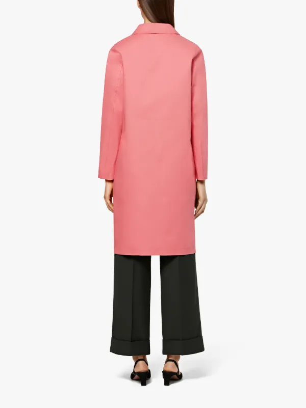 Tea Rose Bonded Cotton Mackintosh Coat LR-020D