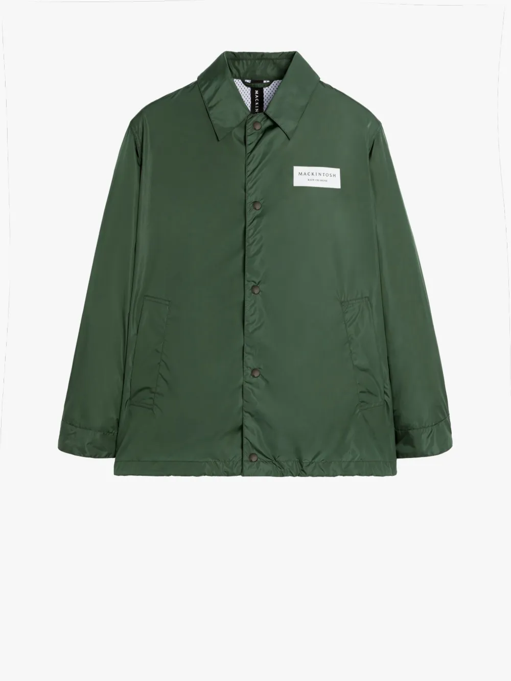 TEEMING Army Nylon Packable Coach Jacket | Mackintosh