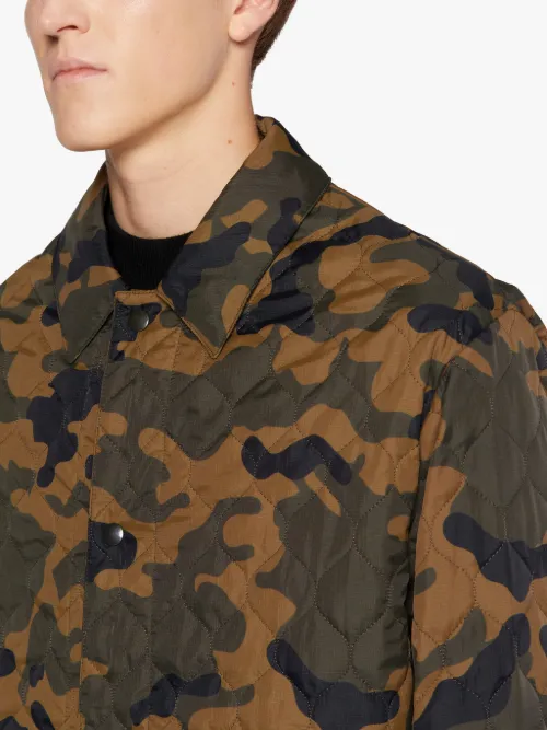 TEEMING Camo Ripstop Nylon Quilted 